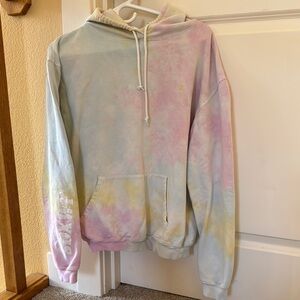 White Fox Boutique X Sarah’s Day Pastel Tie-Dye Hoodie
